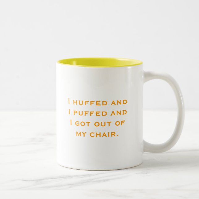 Caneca De Café Em Dois Tons Huff e sopro (Direita)