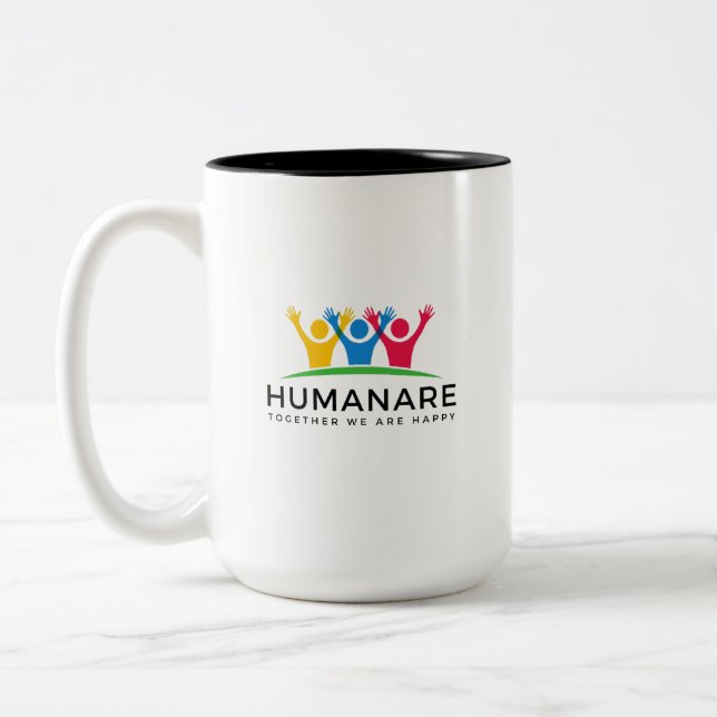 Caneca De Café Em Dois Tons Humanare Nós Somos Felizes (Esquerda)