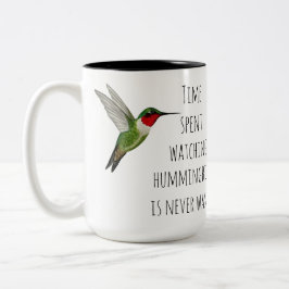 Caneca De Café Em Dois Tons Hummingbird