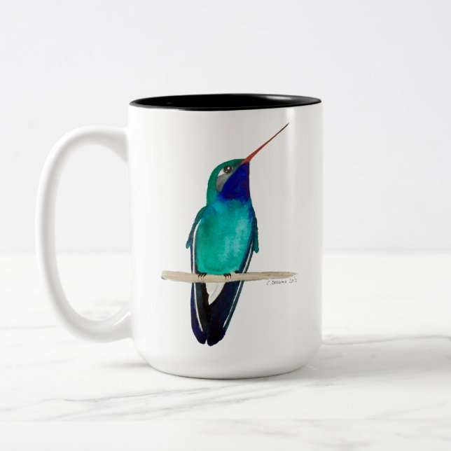 Caneca De Café Em Dois Tons Hummingbird (Esquerda)