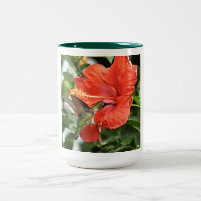 Caneca De Café Em Dois Tons Hummingbird Mug (Centro)
