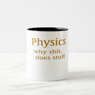 Caneca De Café Em Dois Tons humor de física