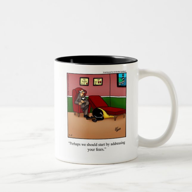 Caneca De Café Em Dois Tons Humor Médico (Direita)