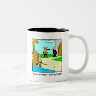 Caneca De Café Em Dois Tons Humor Moga Histórico Militar