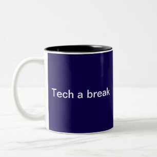 Caneca De Café Em Dois Tons Humor Técnico Divertido Monograma Profissional de 