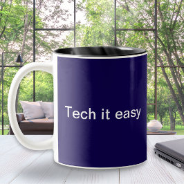 Caneca De Café Em Dois Tons Humor Técnico Divertido Programador de Computador 