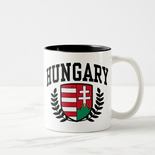 Caneca De Café Em Dois Tons Hungria (Direita)