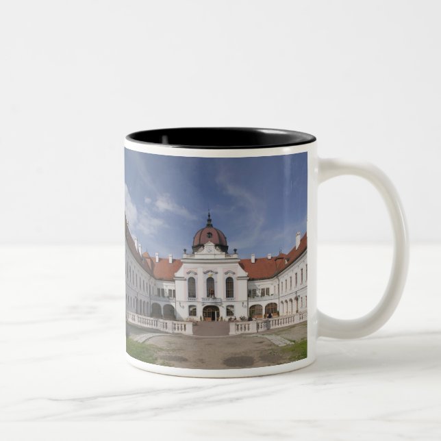 Caneca De Café Em Dois Tons Hungria, Budapeste, Godollo: Mansão Real, Casa (Direita)