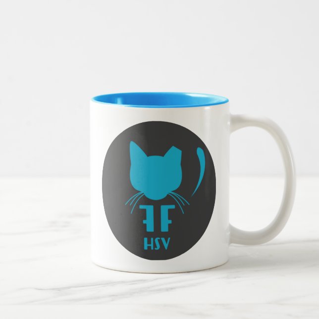 Caneca De Café Em Dois Tons Huntsville Mug, Felines Esquecidos (Direita)
