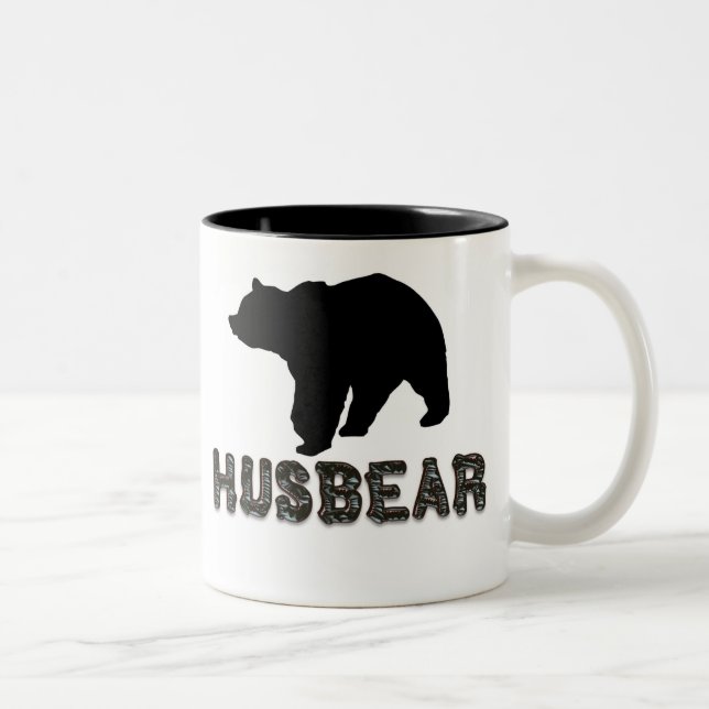 Caneca De Café Em Dois Tons Husbear (Direita)