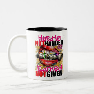 Caneca De Café Em Dois Tons Hustle Earned