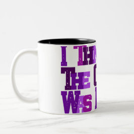 Caneca De Café Em Dois Tons I Can't Remember the Title, But...