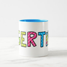 Caneca De Café Em Dois Tons "I Gertie" Coffee Mug