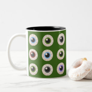 Caneca De Café Em Dois Tons I Heart Eyebolas