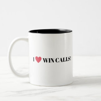 Caneca De Café Em Dois Tons I HEART WIN CALLS_editado