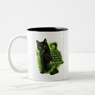 Caneca De Café Em Dois Tons I peed your bed in protest.
