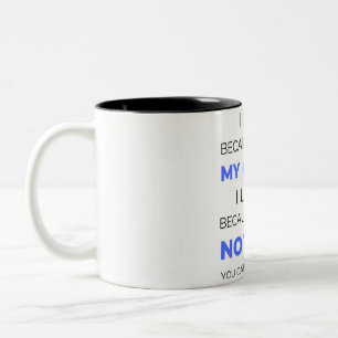 Caneca De Café Em Dois Tons I Smile Because You're My Cousin 2