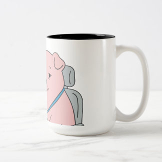 Caneca De Café Em Dois Tons I Survived Another Meeting
