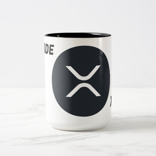 CANECA DE CAFÉ EM DOIS TONS I TRADE XRP (Centro)