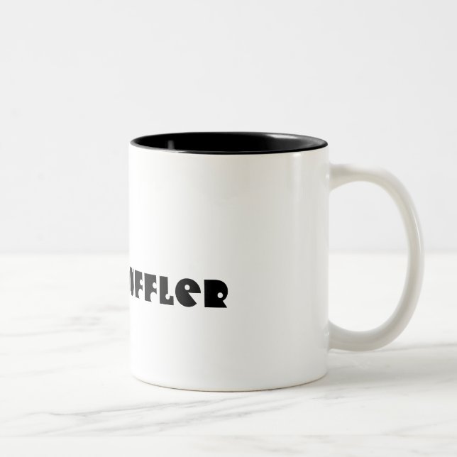 Caneca De Café Em Dois Tons I'am um Cruffler (Direita)