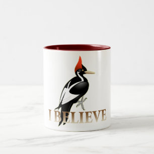 Caneca De Café Em Dois Tons IBWO: Eu acredito