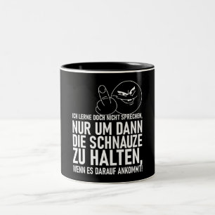CANECA DE CAFÉ EM DOIS TONS ICH LERNE DOCH NICHT SPRECHEN