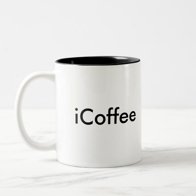Caneca De Café Em Dois Tons iCoffee (Esquerda)