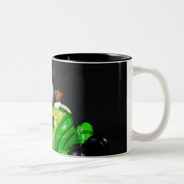 Caneca De Café Em Dois Tons Ícone Irlandês (Direita)