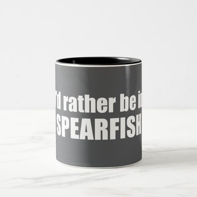 Caneca De Café Em Dois Tons I'd Rather Be In Spearfish South Dakota (Centro)