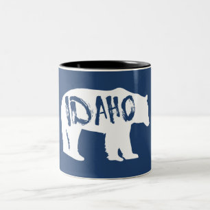 Caneca De Café Em Dois Tons Idaho Bear