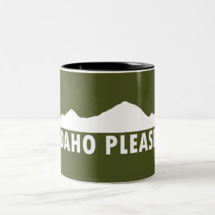 Caneca De Café Em Dois Tons Idaho por favor