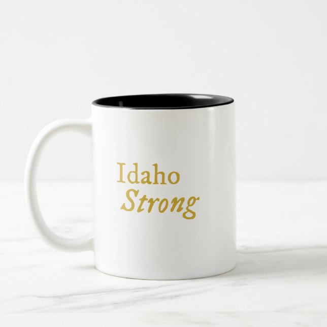 Caneca De Café Em Dois Tons Idaho Strong Coffee Mug (Esquerda)