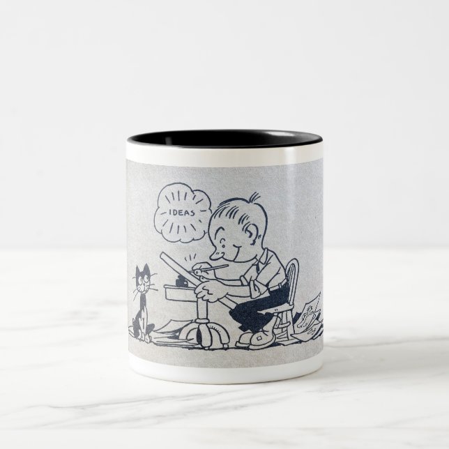 CANECA DE CAFÉ EM DOIS TONS IDEAS COFFEE MUG DE 1930 (Centro)