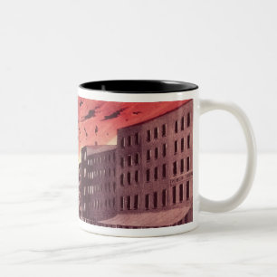 Caneca De Café Em Dois Tons Ideia da explosão óptimo no grande fogo
