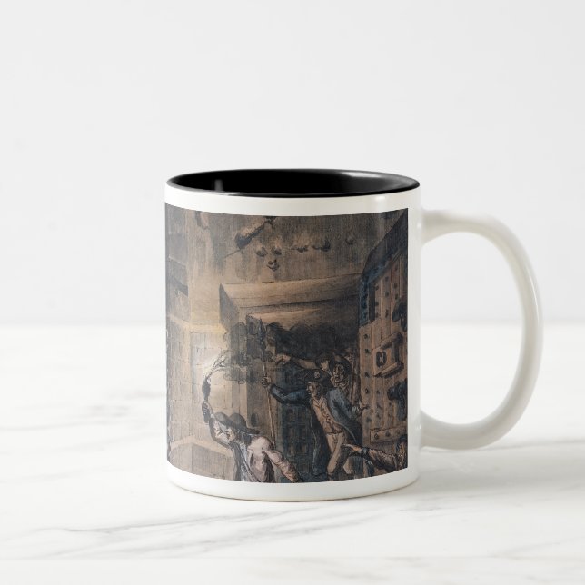 Caneca De Café Em Dois Tons Ideia de uma pilha no Bastille (Direita)