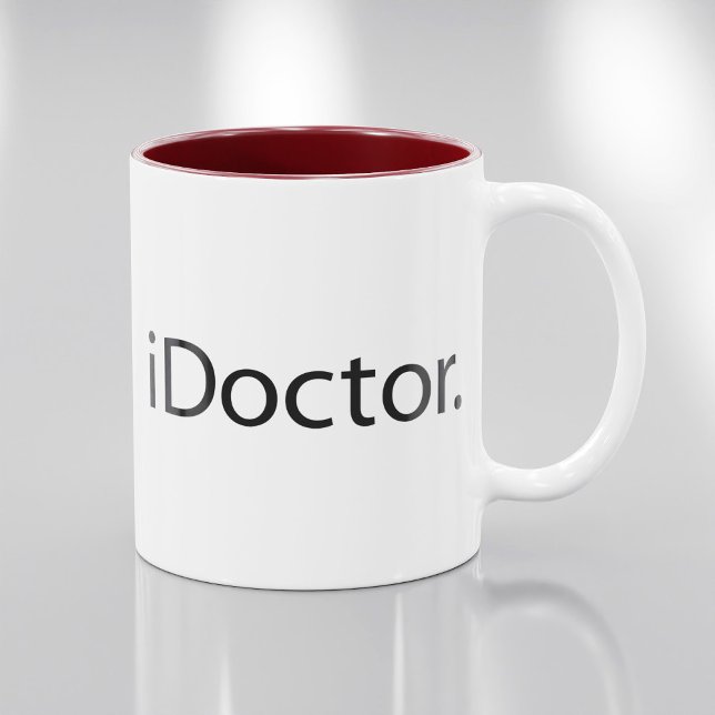 Caneca De Café Em Dois Tons iDoutor (Criador carregado)