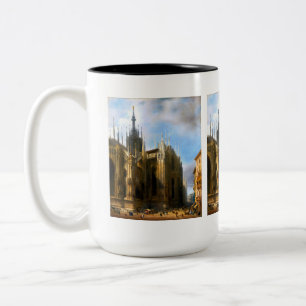 Caneca De Café Em Dois Tons Il Duomo Dalla Corsia Dei Serviço de Luigi Bisi