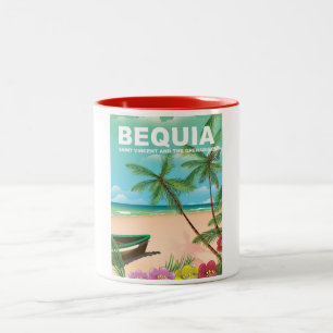 Caneca De Café Em Dois Tons Ilha Bequia em São Vicente e Granadinas