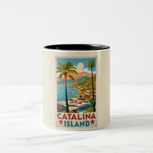 Caneca De Café Em Dois Tons Ilha Catalina