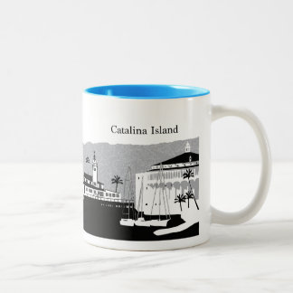 Caneca De Café Em Dois Tons Ilha Catalina Souvenir Mug