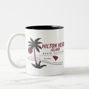 Caneca De Café Em Dois Tons Ilha de Hilton Head