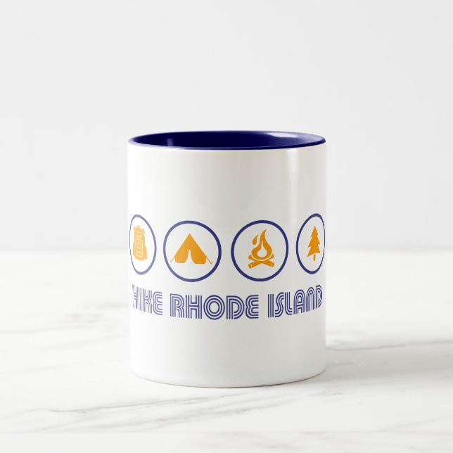 Caneca De Café Em Dois Tons Ilha Hike Rhode (Centro)