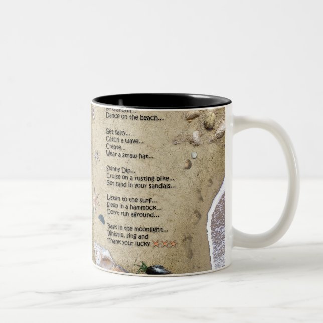 Caneca De Café Em Dois Tons Ilha Life (Direita)