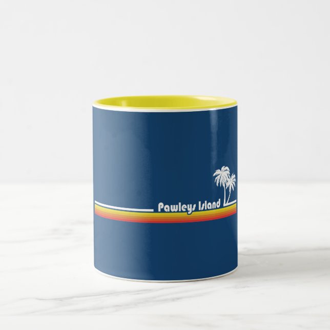 Caneca De Café Em Dois Tons Ilha Pawleys Carolina do Sul (Centro)