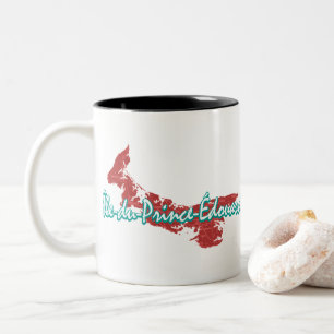 Caneca De Café Em Dois Tons Ilha Prince Edward