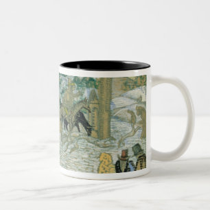Caneca De Café Em Dois Tons Illustraton para "Dubrovsky", por Alexander