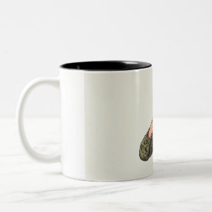 Caneca De Café Em Dois Tons Ilustração de Desenho Animado do Hospital Corpsman