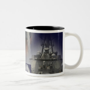 Caneca De Café Em Dois Tons Ilustração de membros de grupo
