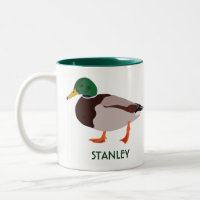 Ilustração Realista de Pato Mallard Personalizada