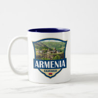 Ilustração Retro Insígnia Armênia